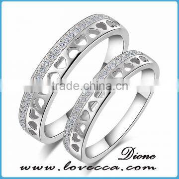 Fashion fine jewelry wholesale 925 sterling silver diamond ring