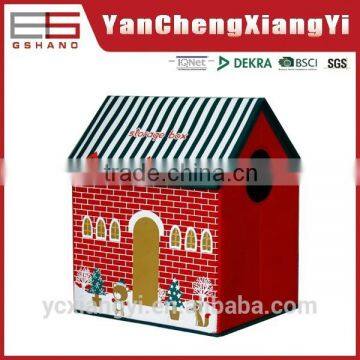 Christmas Winter Snow Printed 80gsm Nonwoven Paper Board Customized Foldable Shape Design Waterproof Outdoor Cushion Storage Box photo-3