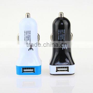 2014 Wholesale High Grade Dual USB car cigarette lighter socket adapter