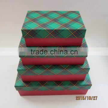 Rectangular Elegant Paper Gift Box Set With Ribbon photo-5