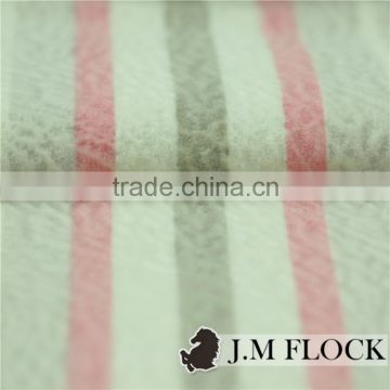 Hot selling velvet fabric for seat cover with flocking printed fabric