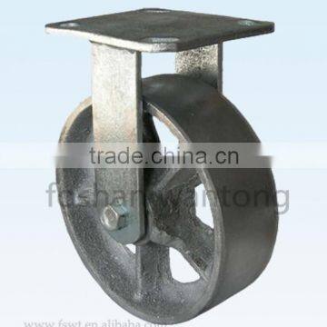 Industrial High Temperature Cast Iron Caster Wheel For Trolley