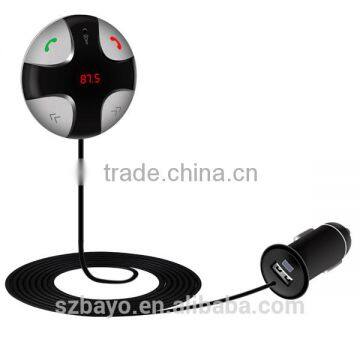 MP3 car bluetooth music transmitter with USB car charger for mobile phone