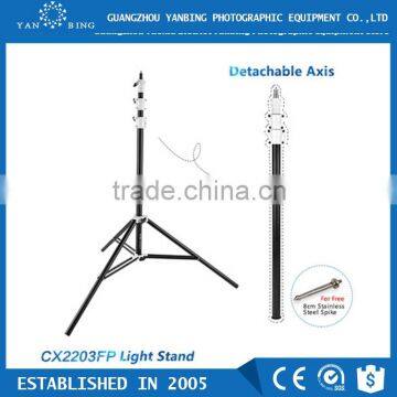 New released photographic equipment HPUSN photo studio 2.2m detachable axis light stands