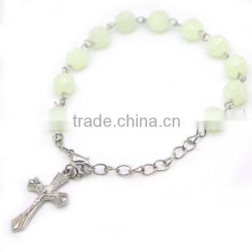 Fashion decade rosary, acrylic bead bracelet