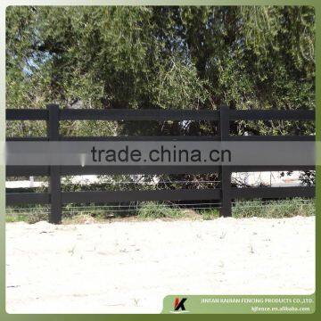 UV protection black ranch/horse/farm fence