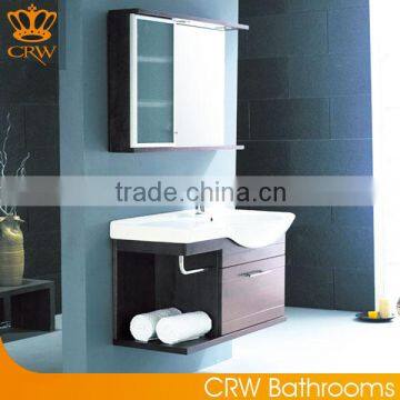 CRW single sink bathroom vanity with top traditional wood furniture quality wall cabinets for bathroom contemporary vanities