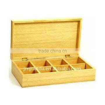 Bamboo tea bag storage boxes with lid