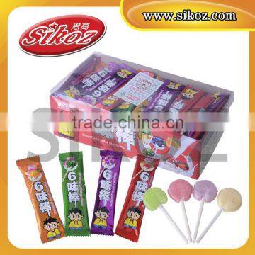 4g Fruity Flat Lollipop SK-B172