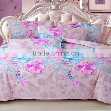 2015reactive printing cashmere bed sheets set