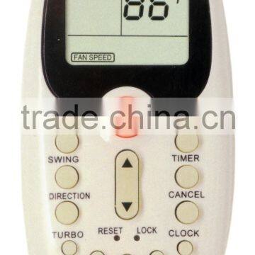 ZF White 14 Keys R06B Air Conditioner Remote Control for Midea air conditioning with big LCD