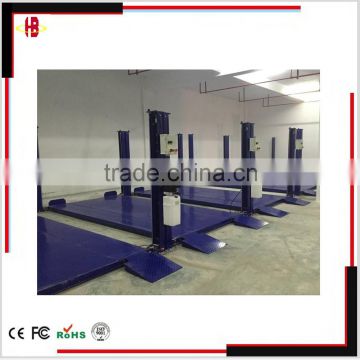 high quality 4 post car lift with jack platform