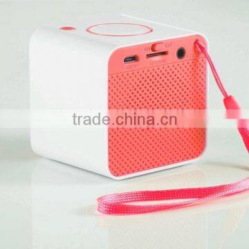 M-0322 Mini Square Portable Bluetooth Speaker With Hands-free Call Function + SD Card Slot photo-6