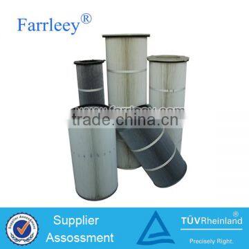 Farrleey Polyester Pleated High Quality Cartridge Air Filter For Food Industrial