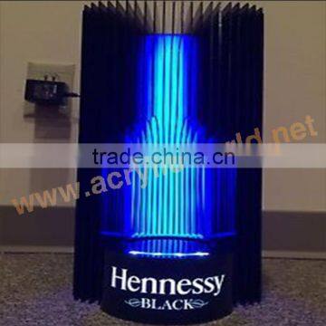 Whole Bend Acrylic Wine Bottles Display Rack photo-6