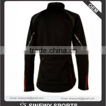 Men Softshell high neck Jacket black