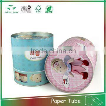 China manufacture new style fancy paper can for gift