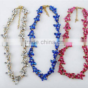 Hot Sell Blue Necklace Factory Sale Short Necklace Wholesale Party Necklace Fashion