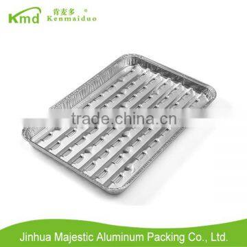 Popular use disposable aluminium foil bbq grill topper