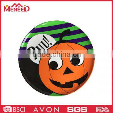 Halloween style pumpkin printing beautiful plate