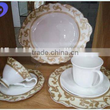 luxury royal fine bone china dinner set made in china