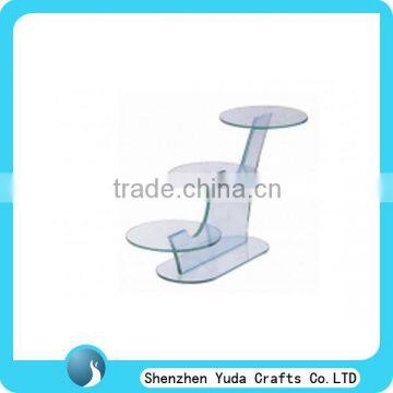 Clear Acrylic Shoes Display Shelf Wholesale Shoes Display Stand Free Standing Shoes Holder