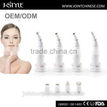 Digital facial massage stretch mark removal beauty machine with diamond microdermabrasion tips