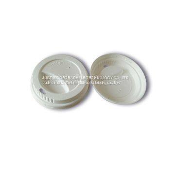 JUST Sustainable Biodegradable Pulp Molding Sugarcane Bagasse Coffee Cup Lid