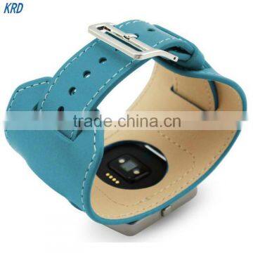 High Quality Cuff Bracelet Watchband Leather Strap For Fitbit Blaze Smart Watch photo-4