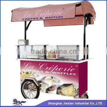 JX-CR200 high quality economical coffee hot dog bike/cart for sale