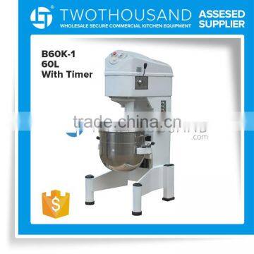 Bakery House Used B60K-1 60 Liters with Timer CE Belt Transmission Planetary Cake Mixer