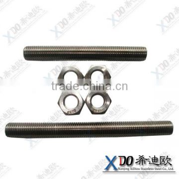 nickle200/201 fasteners stainless hollow threaded rod