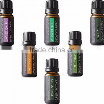 Top 6 100% Pure Therapeutic Grade Basic Sampler Essential Oil Gift Basic sampler essential oil gift set 6/10ml (lavender, sweet