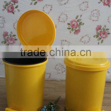 Good quality plastic pedal trash bin, 10 liter waste bin, plastic foot pedal waste bin, waste paper bin, garbage waste bin