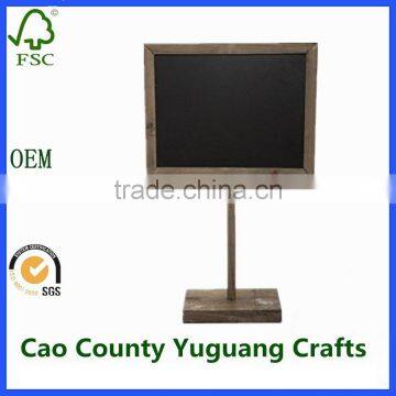 Wood Home Welcome Signs Wooden Chalkboard Sign With Base photo-4