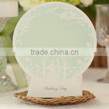 Unique mirror style wedding invitation card price