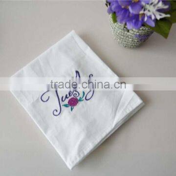 100% Cotton Table White Cloth Napkin Dinner Napkin photo-5