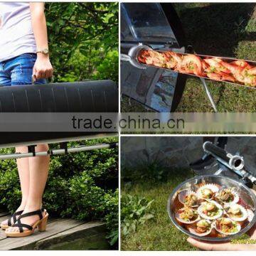 outdoor solar barbecue grill