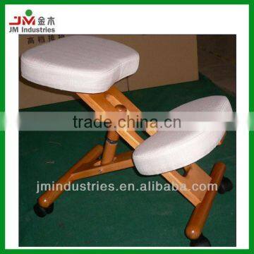 Adjustable Wooden Lift Kneeling Stool&Chair with rolling wheels