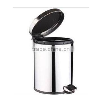 Stainless steel trash can, bathroom accessories