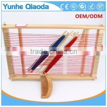 Kids educational Wooden traditional toy DIY weaving loom