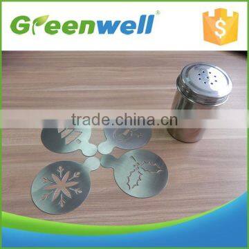 Stainless Steel Coffee Stencils photo-3