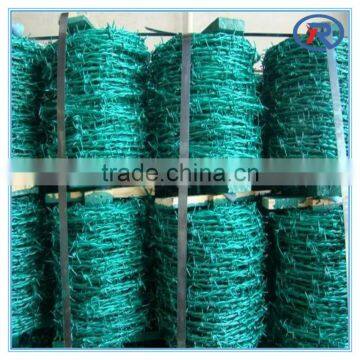 High Quality Low Price PVC Coated Barbed Wire For Security and Fencing Plastic Barbed Wire China Factory photo-4