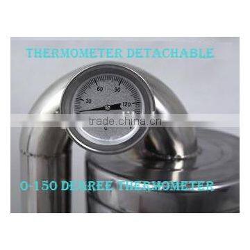 High Quality Household Stainless Steel 10L Home Alcohol Distiller For Sale With Thermometer Spirits(Alcohol) Distillation Boiler photo-6