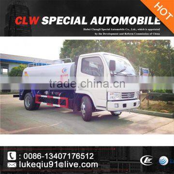 dongfeng CLW 4*2 5 cbm mini water tanker truck for sales