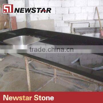 China Black Granite Percut Kitchen Countertop