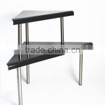 China Factory Kitchen and Home Stainless Steel Corner Storage Shelf photo-5