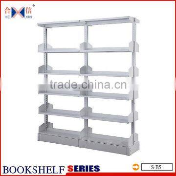 Metal & Wood Modern Public Office Bookshelf photo-2