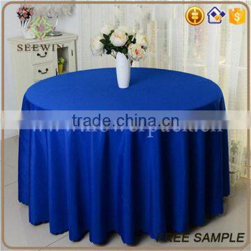 Plain Polyester Round Table Cloth for Home/wedding photo-5