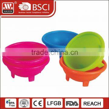 Wholesale custom mold plastic fruit mixing bowl custom cute shape salad bowl